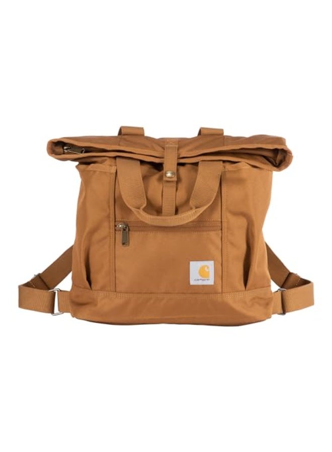 Carhartt Convertible Backpack Tote Bag, Durable with Adjustable Backpack Straps and Laptop Sleeve, Convertible Backpack Tote - Image 1